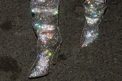 YSL Sparkle Boots: Celebrity Fans Wearing the ,000 Shoes